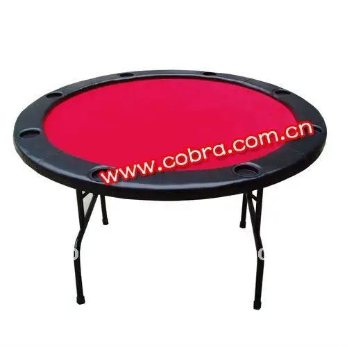 
KBL-C1002 Round Poker Table with Folding Legs, gambling table, metal legs 