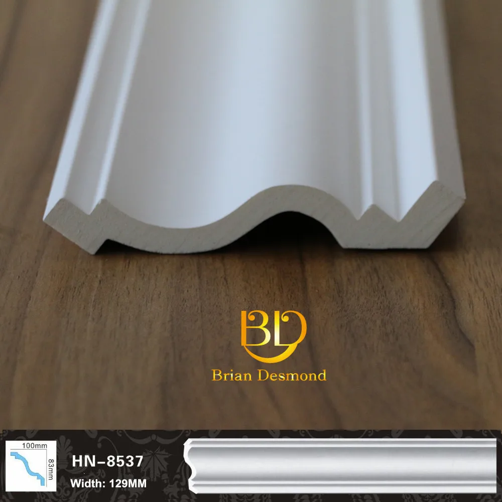China Manufacturer European- style Decorative PU Crown Moulding for Interior Ceiling and Wall