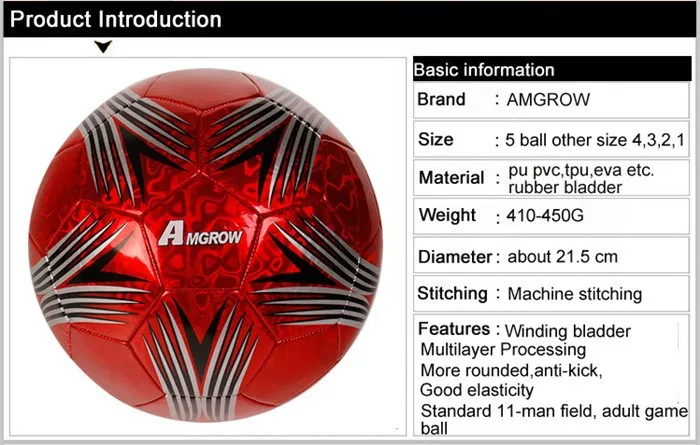 best promotional pvc size 5 soccer ball football/professional pu soccer ball /cheap leather soccer ball /
