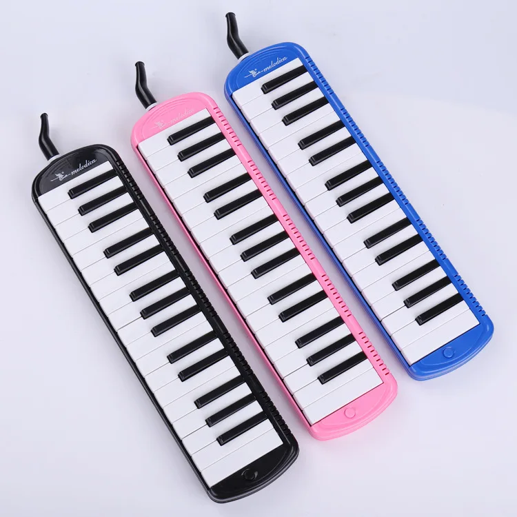 Small wind instrument 32 key children toy piano melodica with nylon bag
