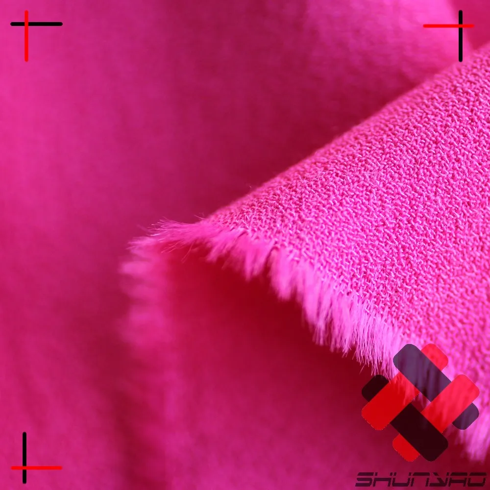 
viscose rayon dobby crepe fabric for fashion wear 