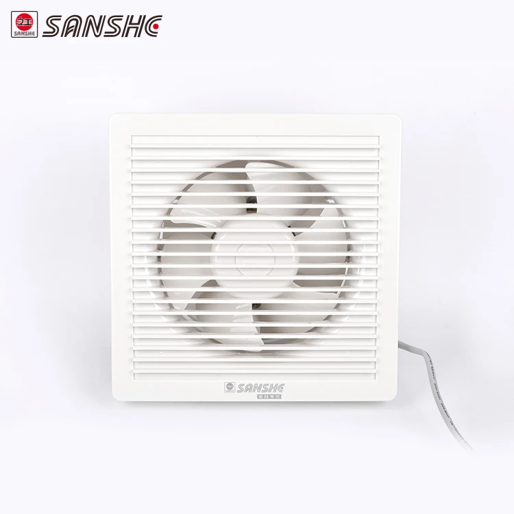 SANSHE deluxe planar full plastic shutter ventilation fan with cover