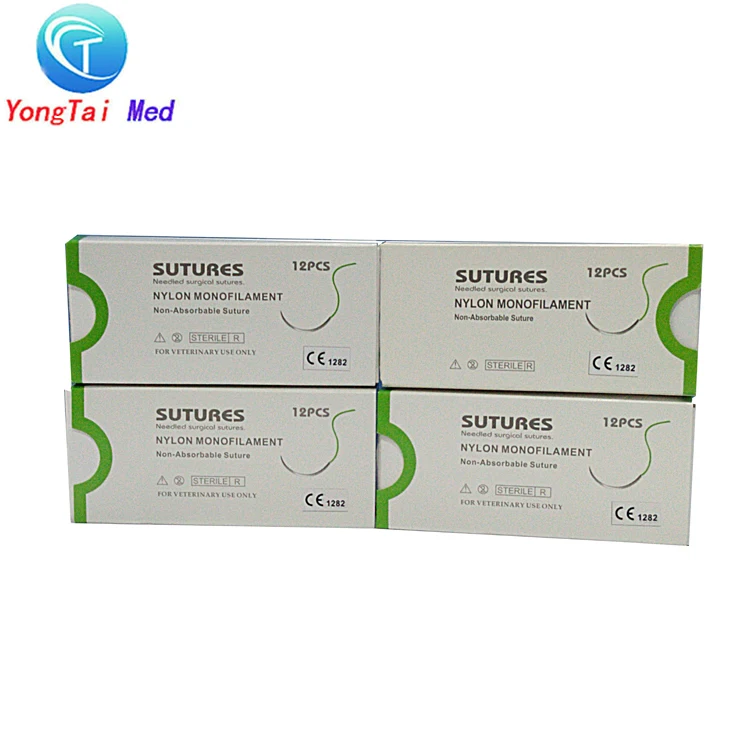 Manufacture price medical nonabsorbable 10-0 nylon suture