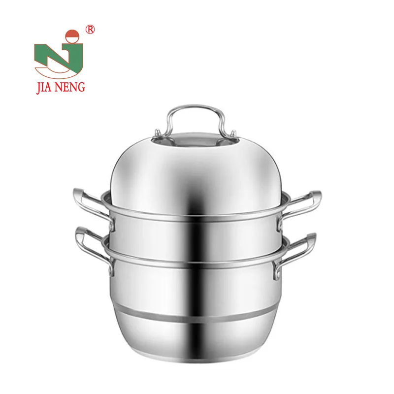 Stackable Stainless Steel Food Steamer Stock Pot Set/ Hot Pot Pan