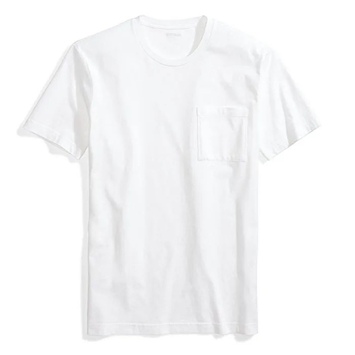 
mens t shirt with pocket no label white unisex t shirts men 
