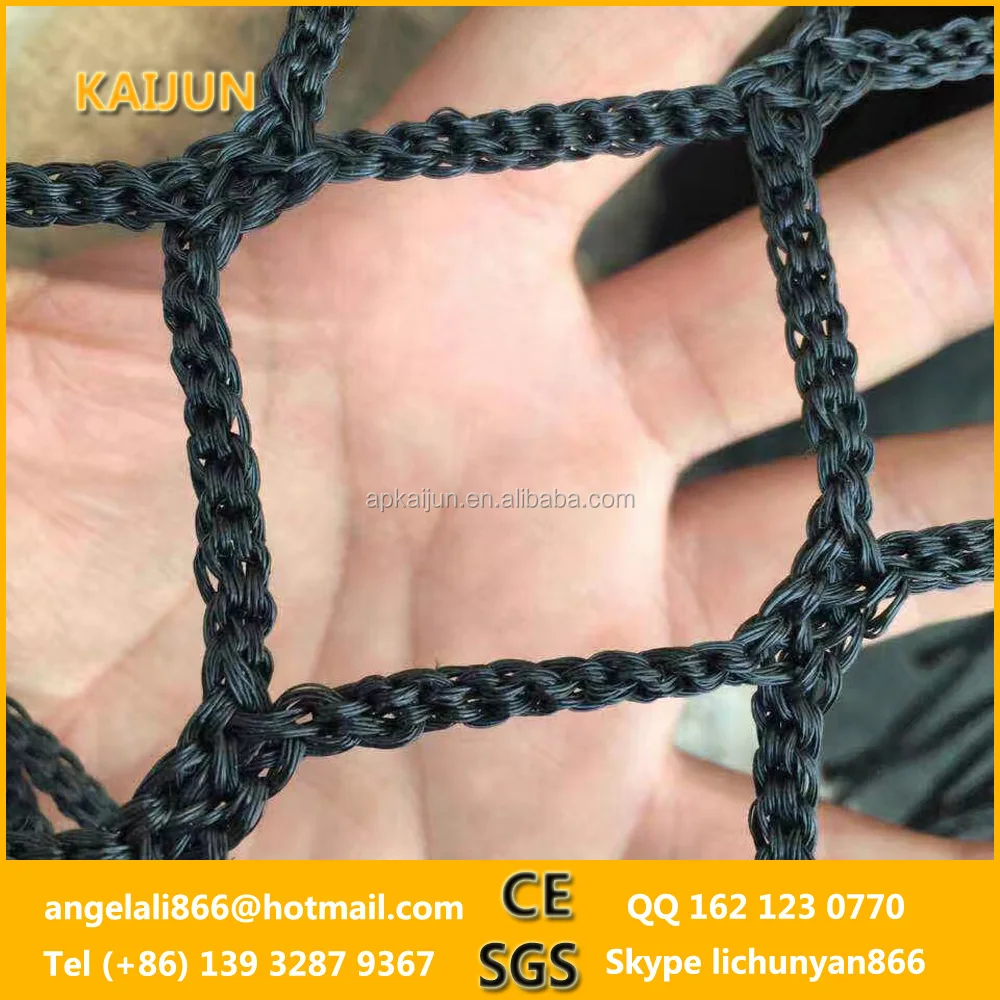 
black nylon golf fence nets, golf driving range nets 