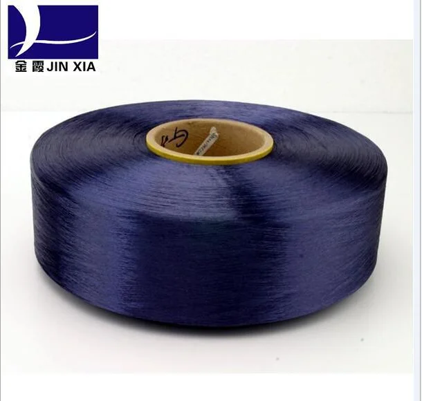 Free sample black white polyester yarn 100% spun polyester yarn 150/48 fdy polyester yarn fdy