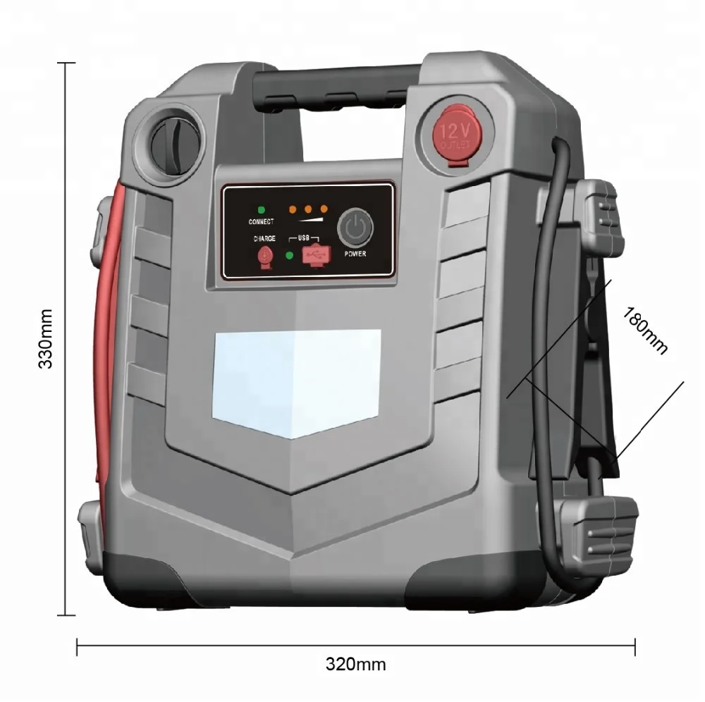 
Newest 12V 17AH car jump starter power station sealed acid lead battery booster 