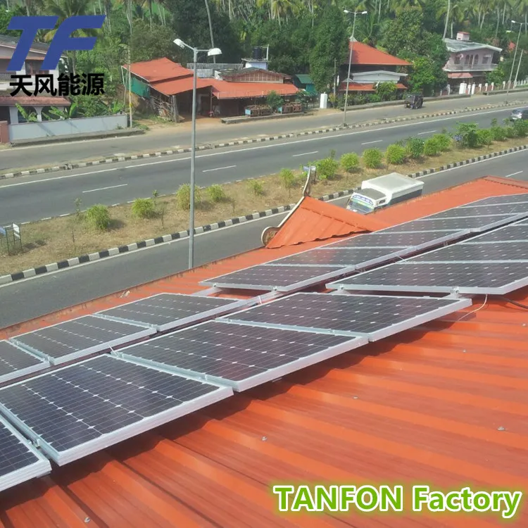 5 ква Солнечная энергосистема 5 кВт домашняя Солнечная система с батареей резервная солнечная система на крыше