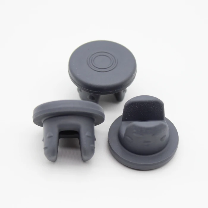 20mm 20-D2 Gray Bromobutyl Rubber Stopper Used for Pharmaceutical Injection Glass Vial