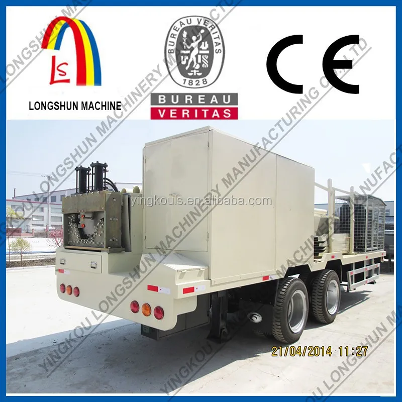 New design 240 trailer mounted arched metal roofing Roll Forming machine