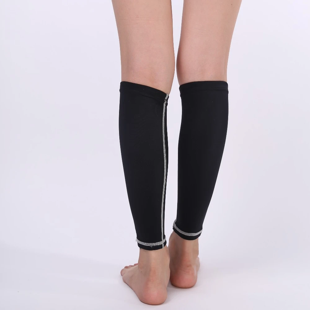 Nylon/Polyester Calf Pad Sports  Elastic knee calf support compression orthopedic leg brace sleeves