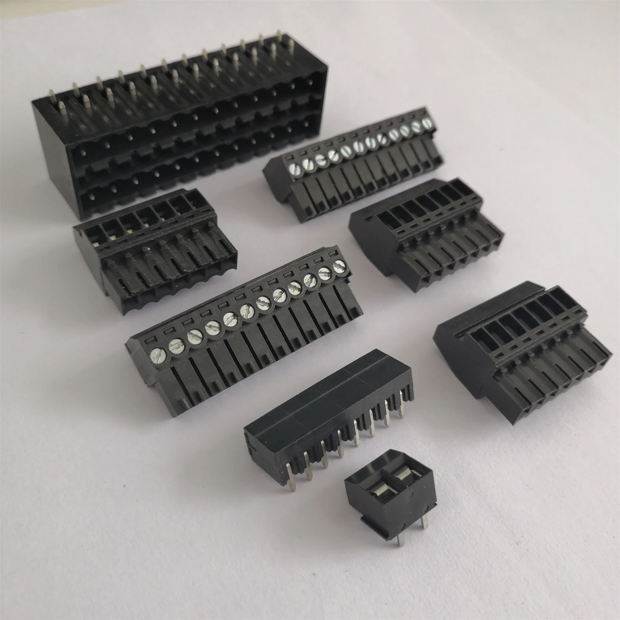  Винт 3 81 мм 5 0 08 Шаг PCB Клеммная колодка коннектор угловой штифт зеленый цвет подключаемый