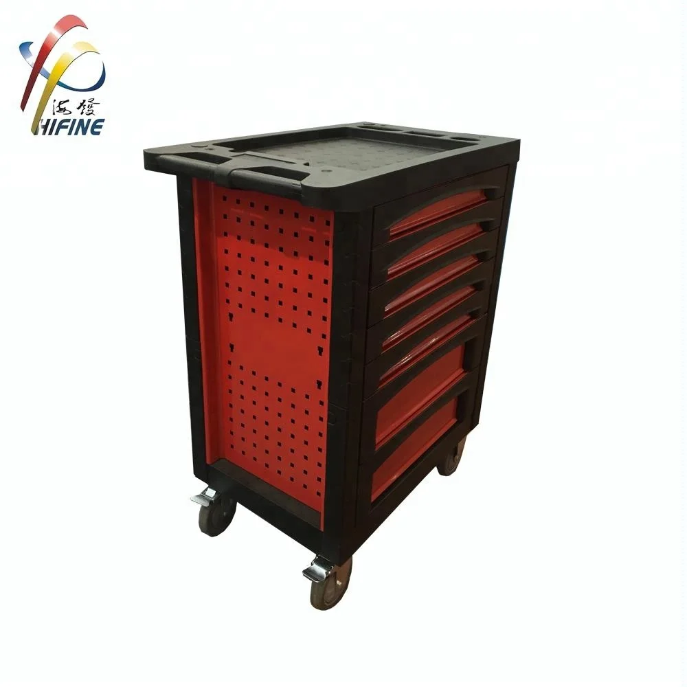 New Style Red Color 7 Drawers Garage Metal Tool Cabinet