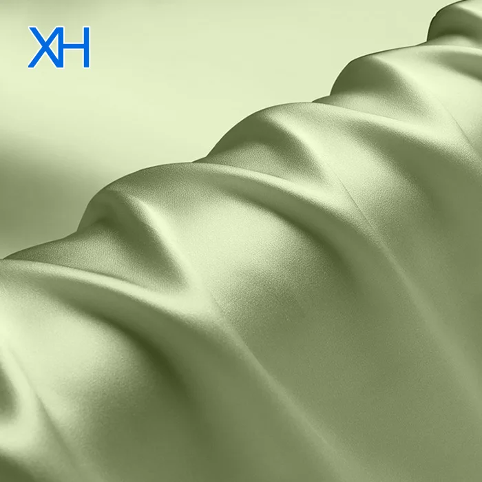 
Fashionable Heavy Pure Satin Fabric Wholesale Stretch Silk Charmeuse Made in China by Xinhe Textiles 