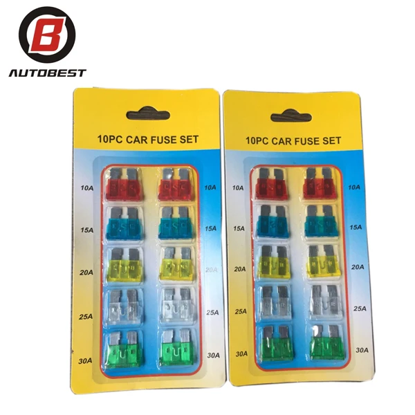 High Quality Automotive 10PCS Car Fuse Set