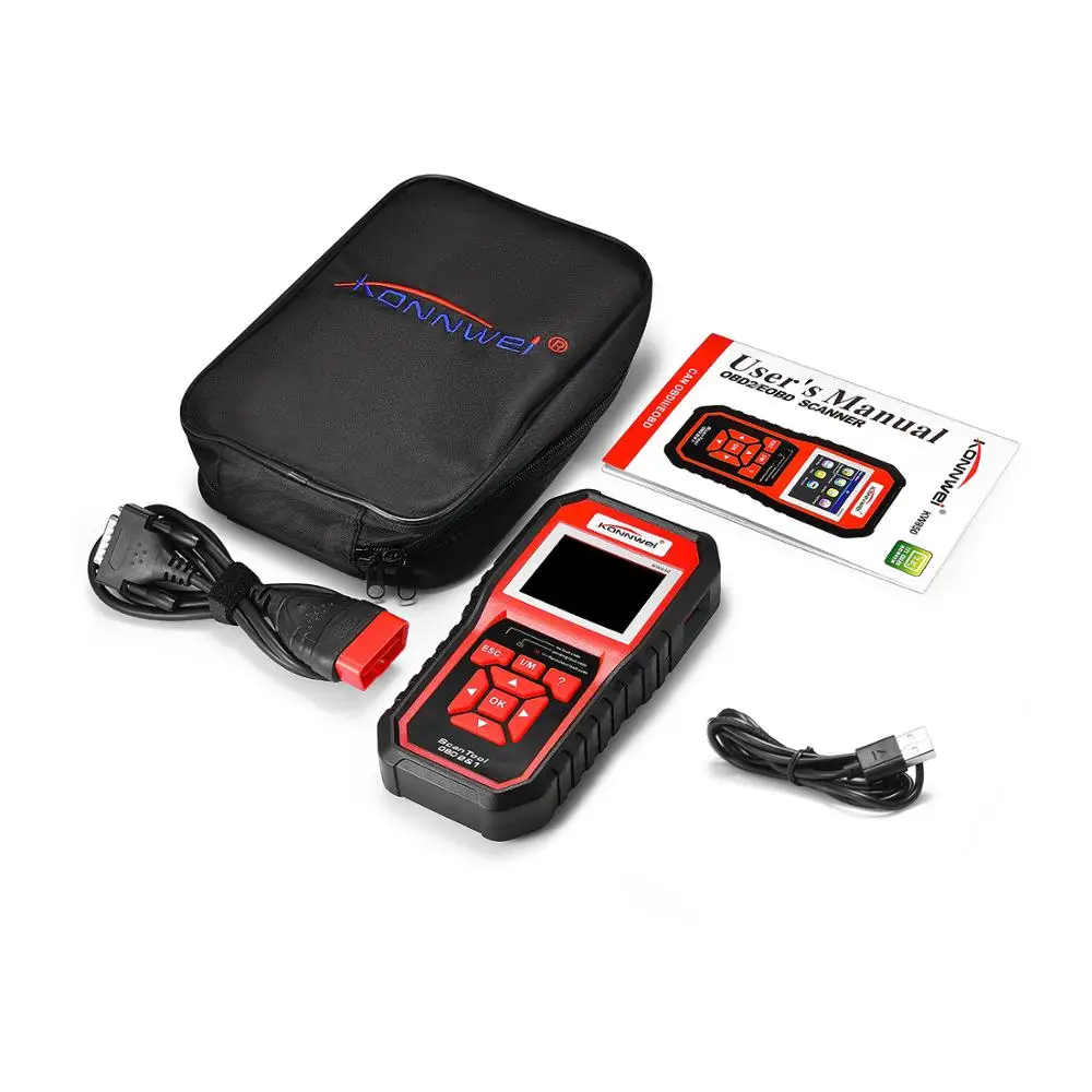 KONNWEI KW850 OBD2 Авто Диагностика Сканер Универсальный OBD Диагностический Инструмент ODB2 Проверка Двигателя Автомобильн