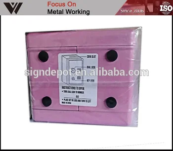 Weldon Safe Metal Small Locking Security Cash Safe Box With Combination Lock