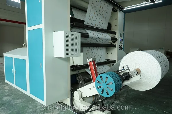 6 Colour CI Flexo Printing Machine for Paper Fast Speed High Quality High Precision Automatic  Flexo Printing Machine