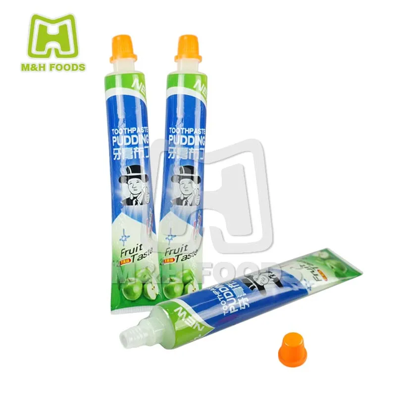 Toothpaste Shaped Fruity Pudding Candy