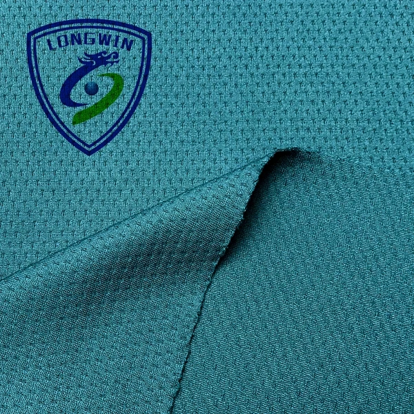 Breathable coolpass 100 polyester quick dry wicking honeycomb mesh fabric for sports clothing