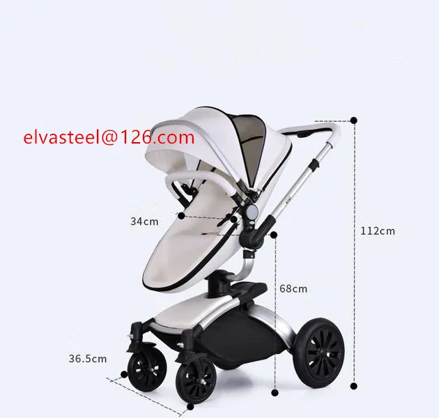 2016 new high end baby stroller high landscape stroller the most popular folable stroller