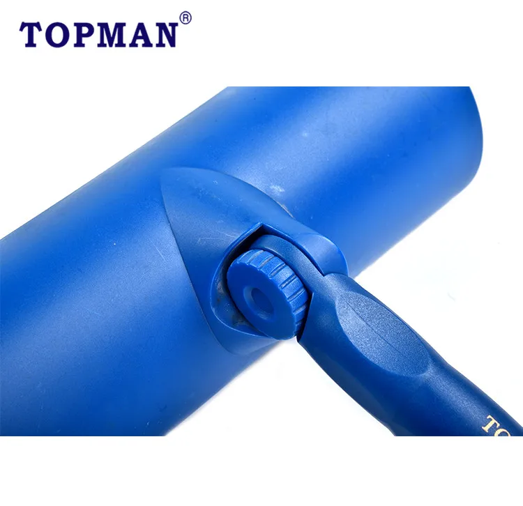 TOPMAN 9 inch Professional refillable wall and delling splatter shield paint roller