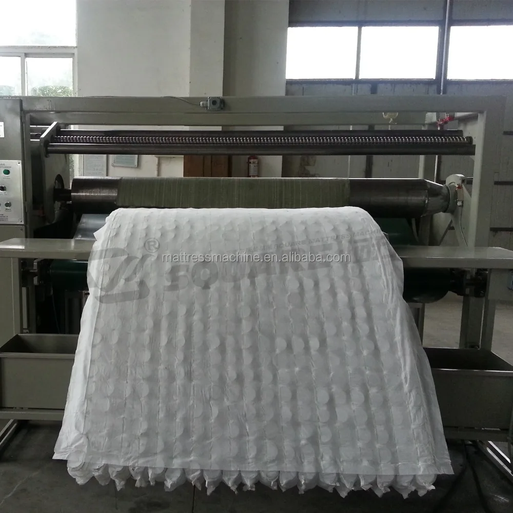 Пружинный блок матраса рулон пакет машина