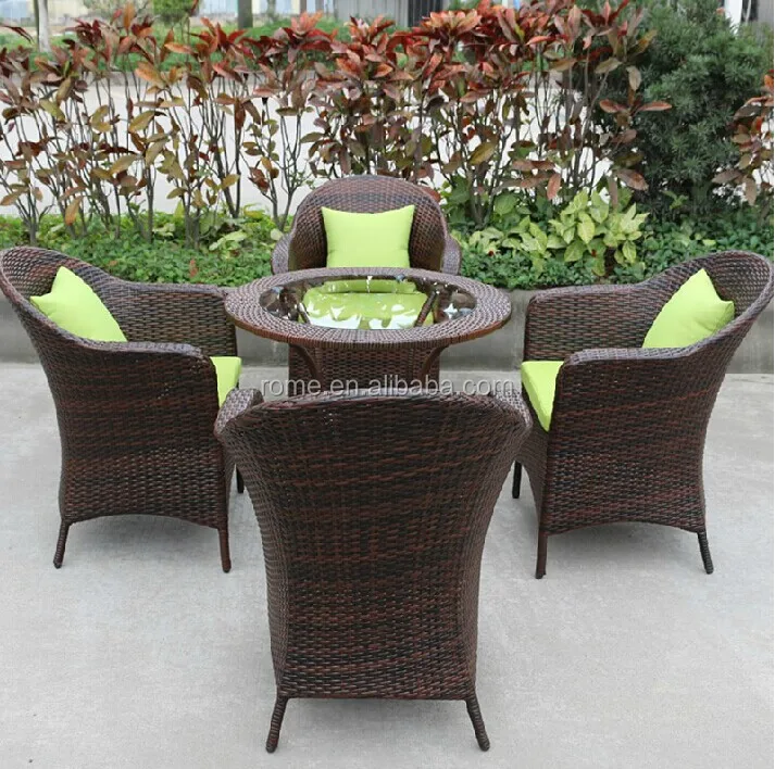 
Square or Round wicker dining chair/rattan table 
