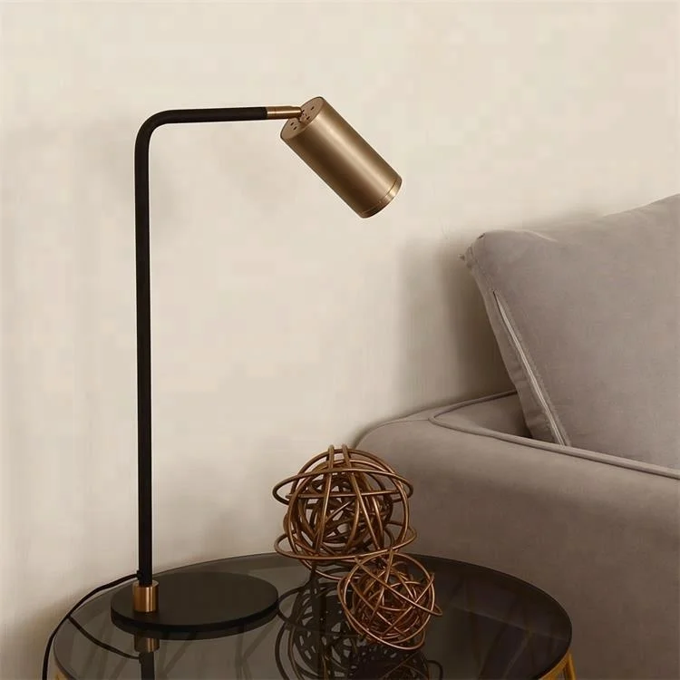 
Home Hotel Office Side Table Light Clear Metal Lamps Metal Table Lamp 