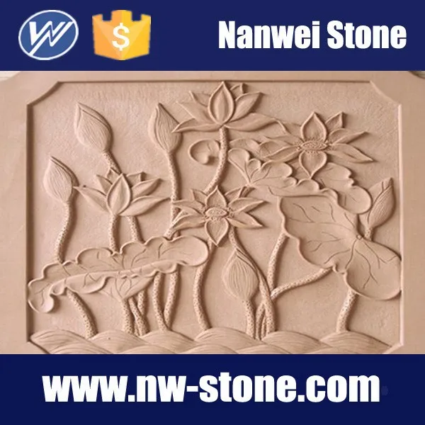 Желтый камень тиснение с