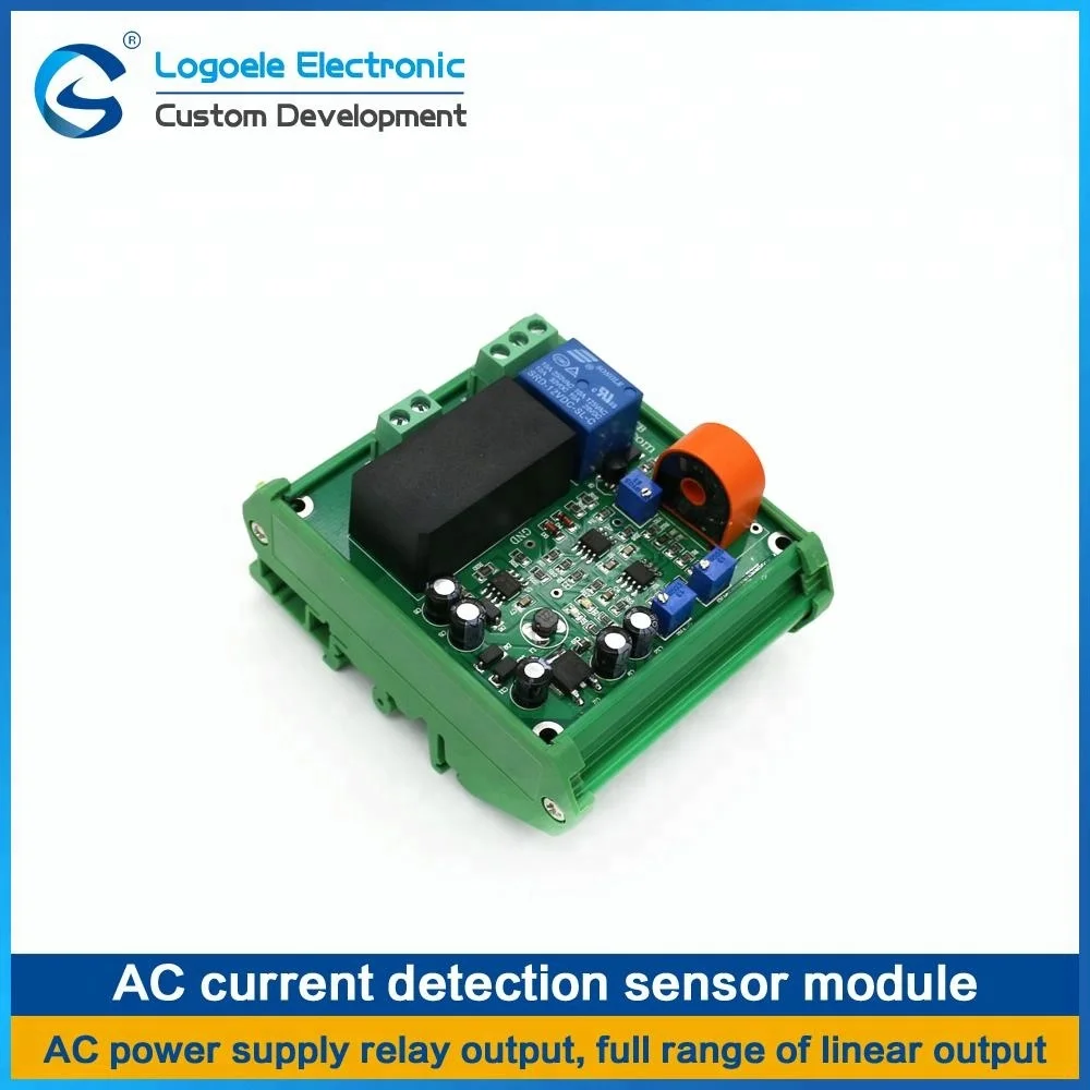 LOGOELE AC 0-5A/10A/20A Linear Relay Switch output Module Current protection AC current sensor module