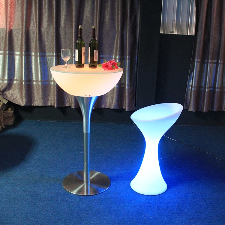 Modern Fashionable Design Cocktail Furniture Bar Led Cocktail Table