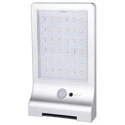 36 LED IP44 Solar Power Street Light PIR Motion Sensor Lamps Garden Security Lamp Outdoor Street Waterproof Wall Lights