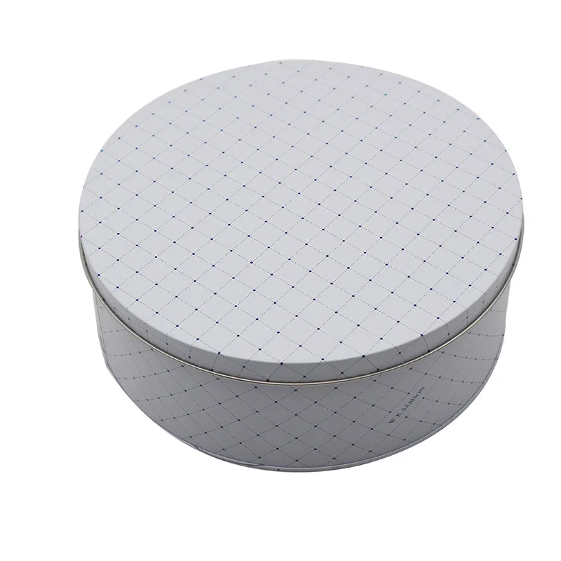 Круглые праздничные прозрачные банки для печенья с крышкой декоративные подарочные