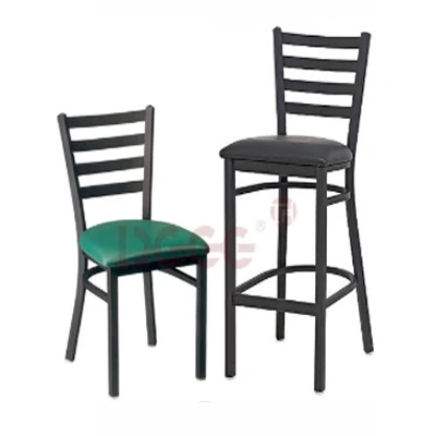 Metal dining Chair and bar chair DG-694B/697B Classic Restaurant Furniture Used for sale