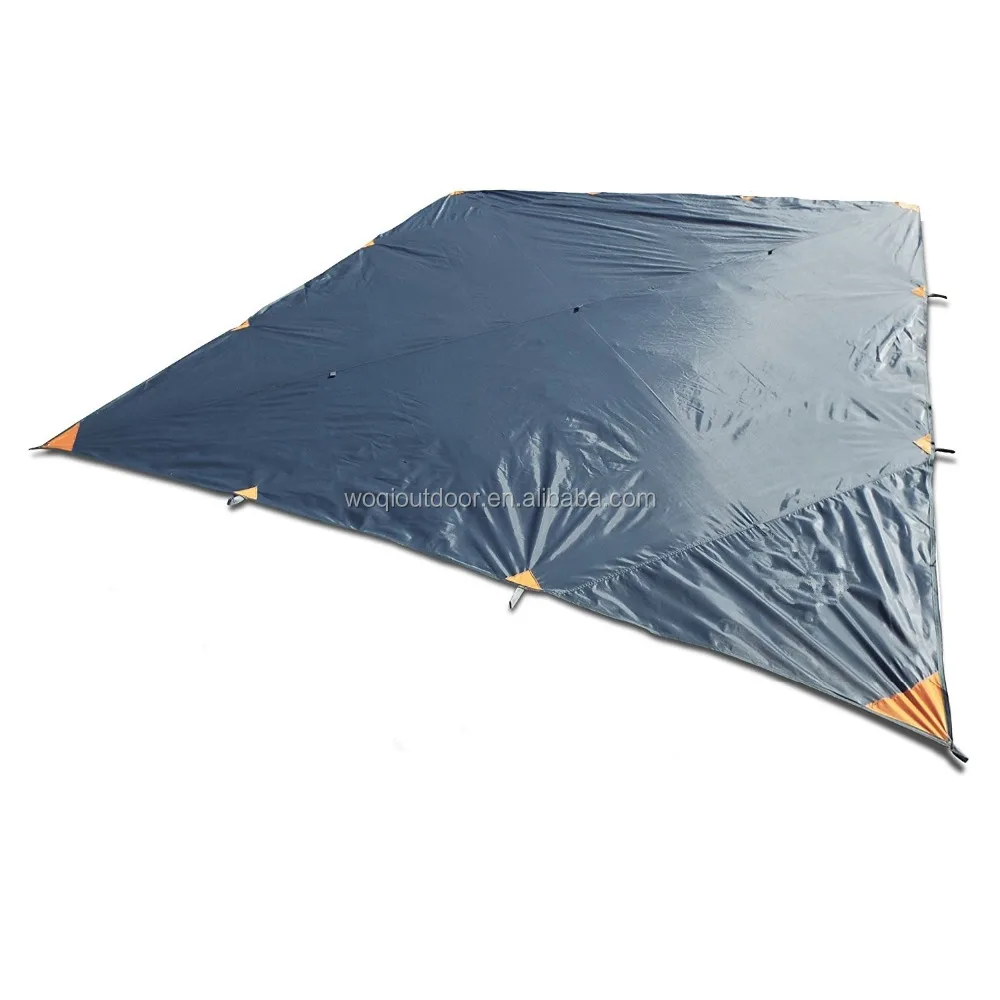 Woqi Outdoor Camping  Waterproof Nylon Polyester  Ripstop  Coated PU  Rain  Fly  hammock  tent Tarp Shelter for Camping