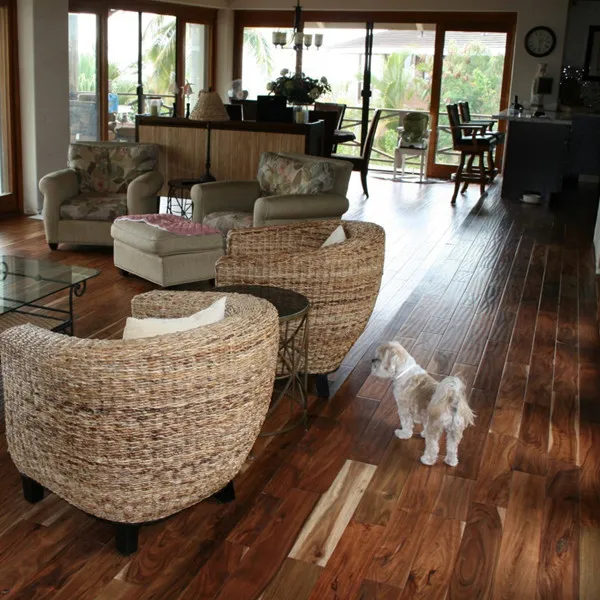 Unique Custom Made Size Solid Acacia Wood Flooring