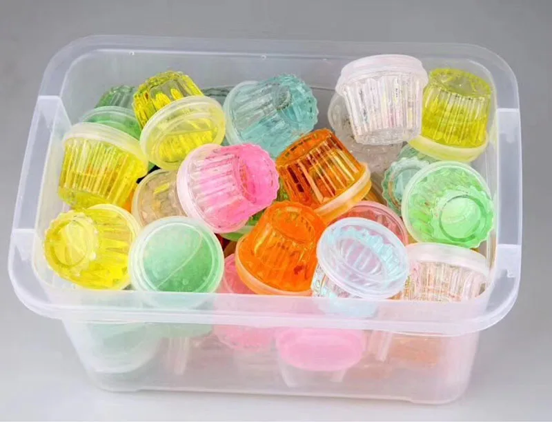 Fun slime kit Transparent jelly colorful Slime 6 colors diy slime