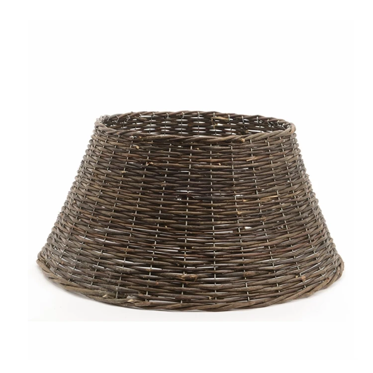 
Cheap Large handmade white Wicker rattan Christmas Tree Skirt 