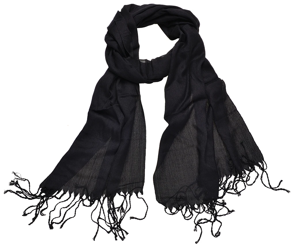 Hot Sale Solid Color 100% Viscose Lady Scarf Summer Fashion Scarves