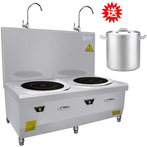 
 Стандарт водонепроницаемости IPX6, индукционная плита с двойной горелкой  