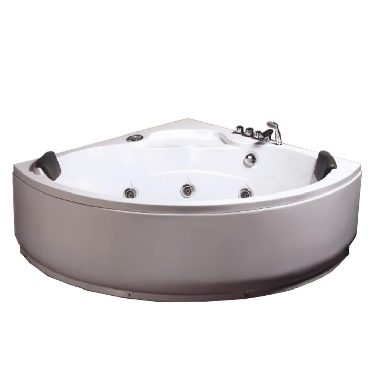 Economical Simple Style Custom Bathtub Portable NBTY-227 Massage CE White Bathroom Modern Freestanding Hydromassage 2 Person 1HP