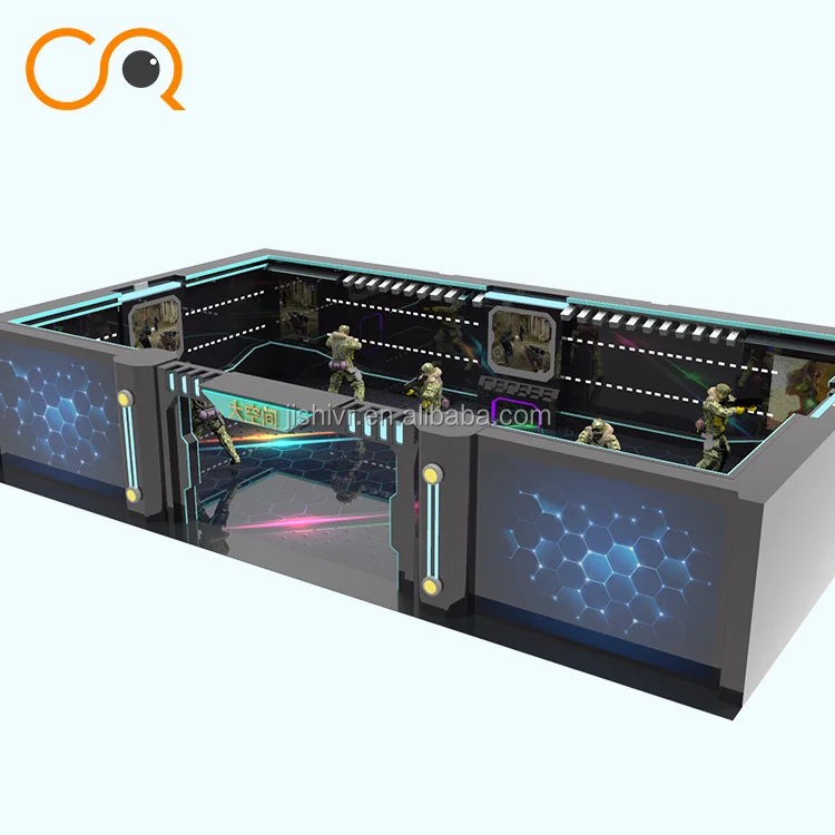 VR shooting laser vr army big space vr simulator