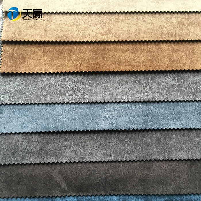 
Hot sale 100%polyester printed warp knitted holland velvet upholstery fabric 