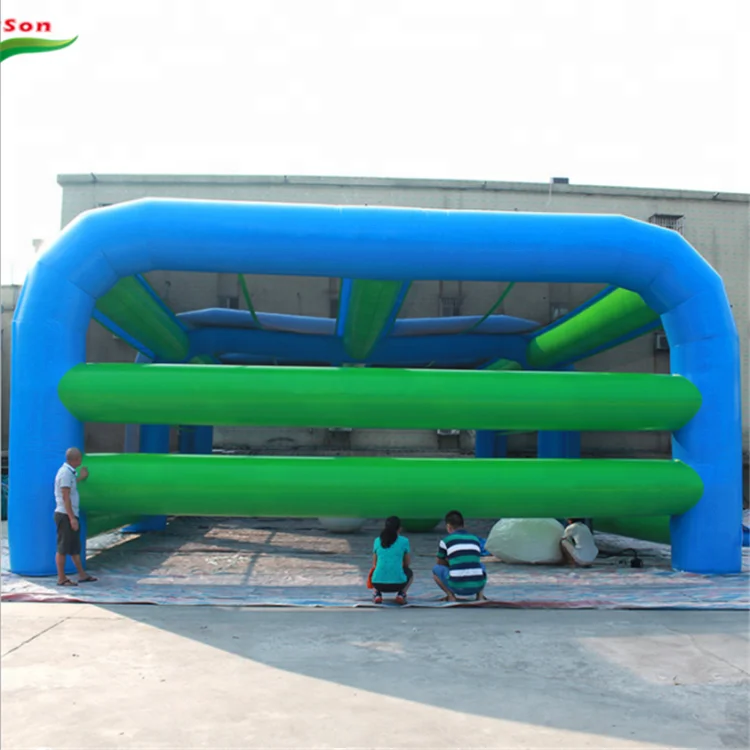 HOT Selling inflatable paintball arena, inflatable ball field interactive play system team building