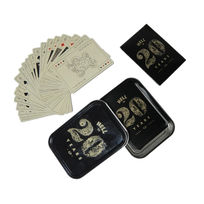 Custom Printing Playing Cards Advertising Poker Pokermon Cards with Tin Box