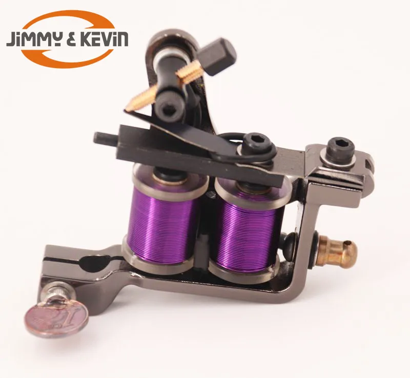 New Cast 10 Laps Coils Tattoo Machine Liner Shader Tattoo Gun
