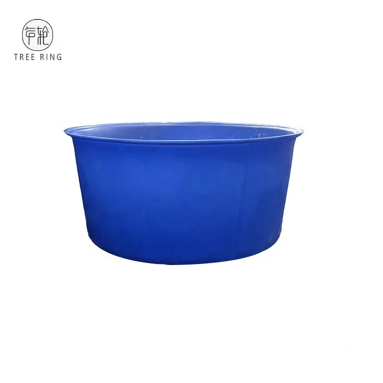 4000L Circle Agriculture Aquaponics Systems Smart Poly Fish Shrimp Ponds For Commercial Greenhouse