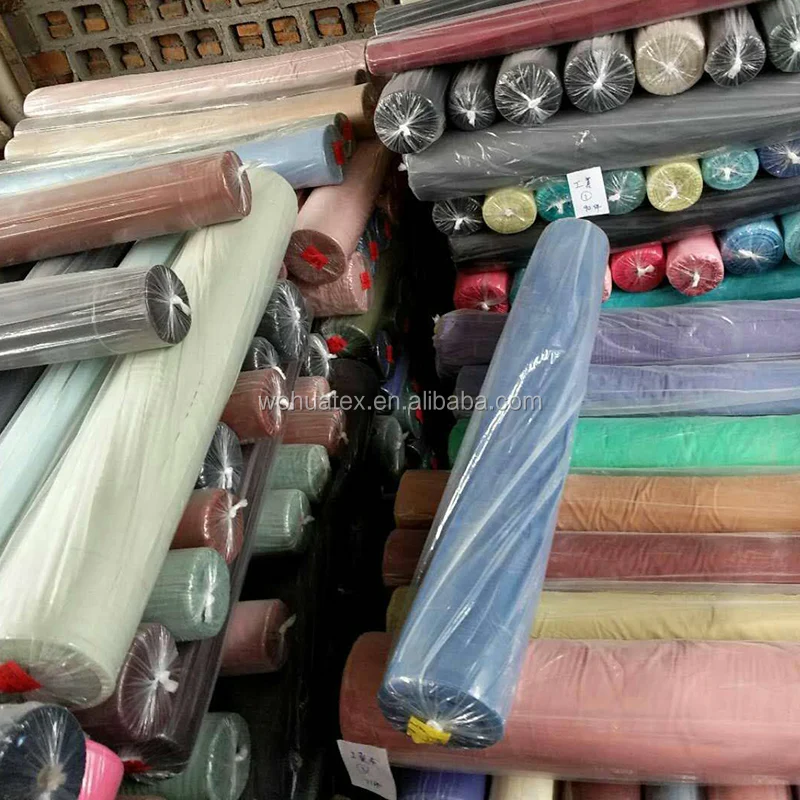 Cheap Wholesale Textile cotton  spandex Fabric stock lot